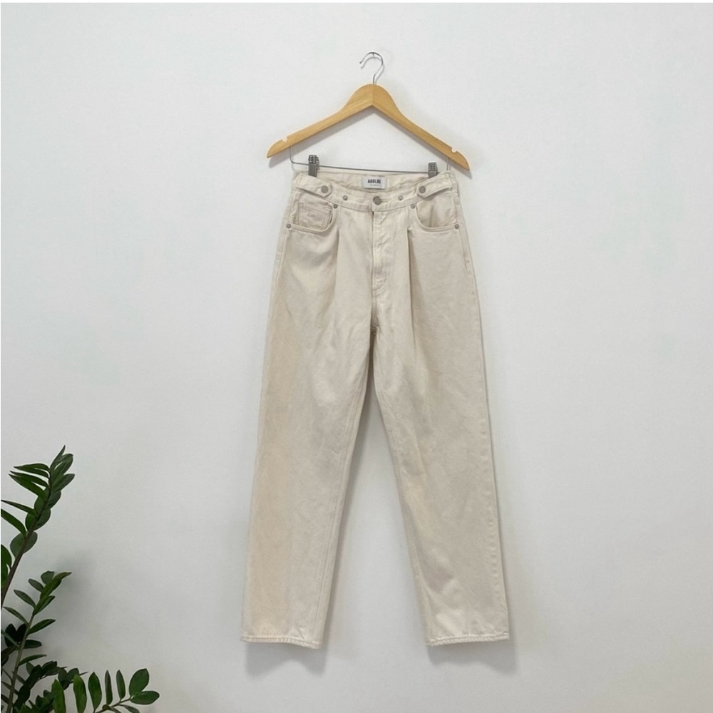 Agolde Off-White Baggy Tab